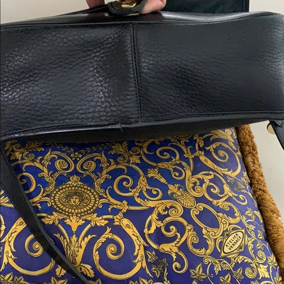 DOONEY &. BOURKE VINTAGE/RARE BLACK PEBBLED BAG - Picture 7 of 7